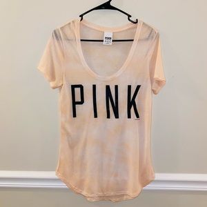 PINK tie dye t-shirt